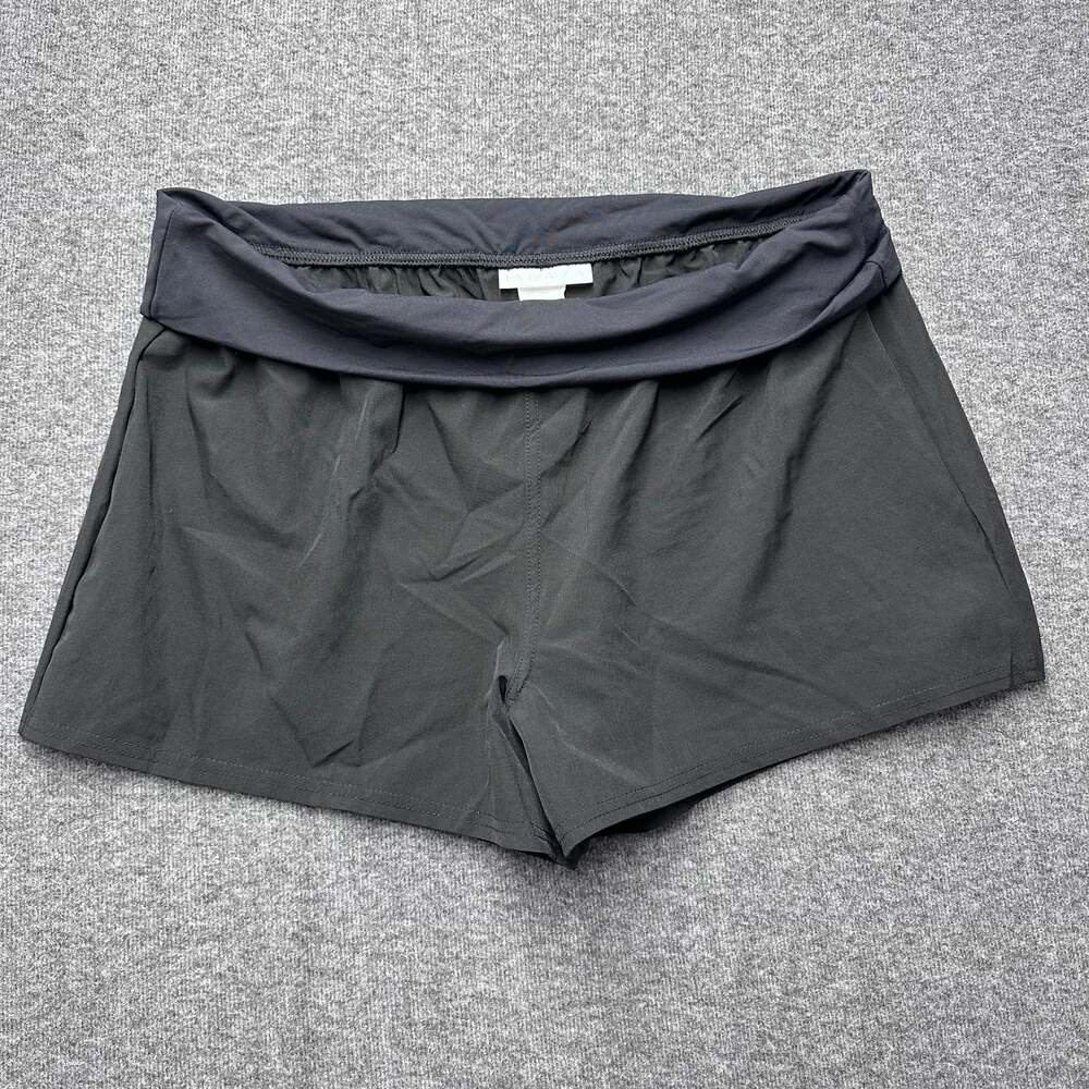 Women's La Blanca‎ Foldover Swim Boardshorts Black